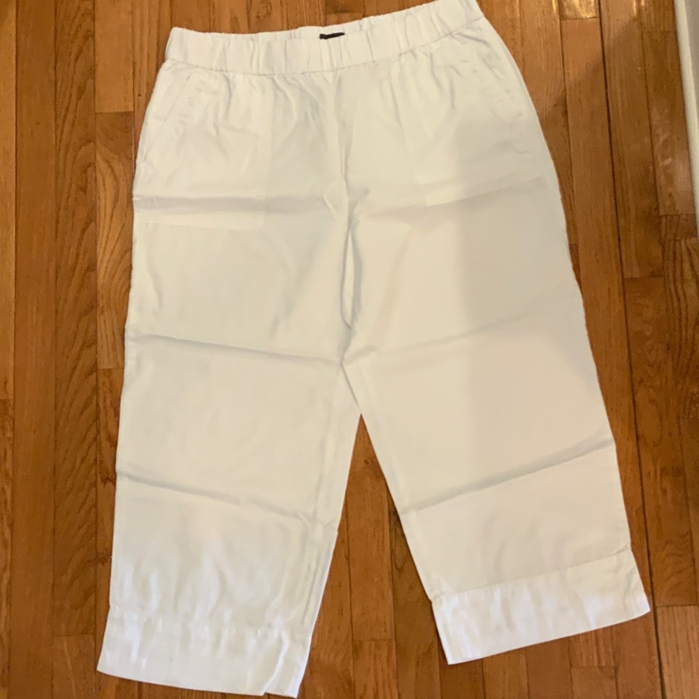 Talbots White Straight Leg Pants
